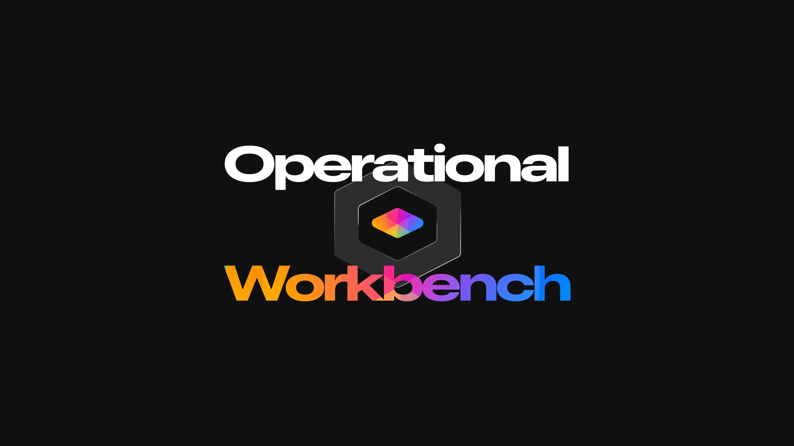 Operational Workspace product cover